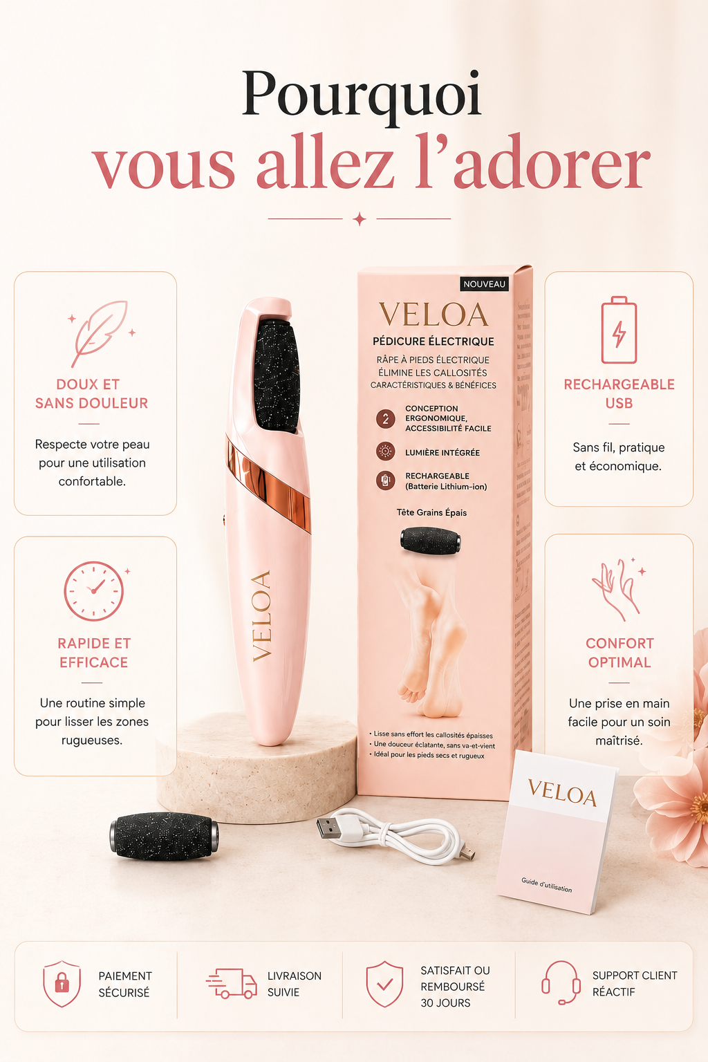 VELOA Pro – Lime Électrique Pieds Doux